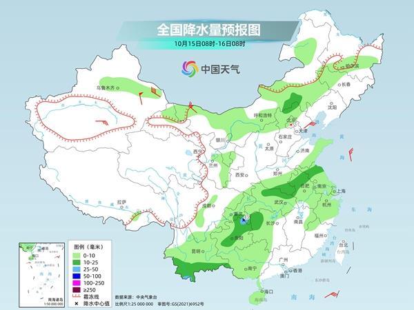 华西至黄淮一带警惕持续降雨致灾
