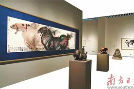 “福娃之父”韩美林艺术展在穗开幕图片