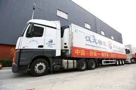 超九千公里，开“鲁A”大货去莫斯科，济南进行首次跨境公路运输图片