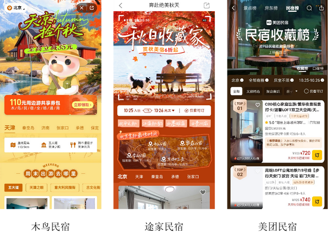 木鸟、途家、美团交战后国庆档