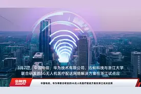 中国电信、华为等联合研发的5G无人机医疗配送方案在浙江试点应用视频封面