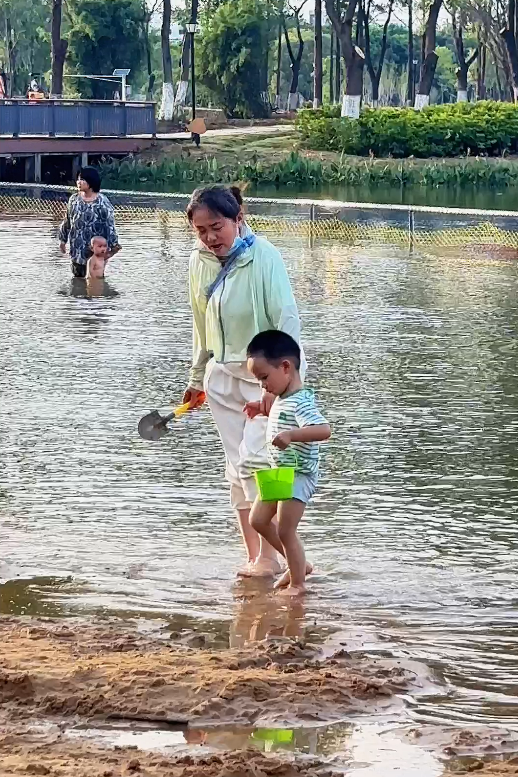 刷屏了！鸠江又增一处“海岛”风情的亲水沙滩！