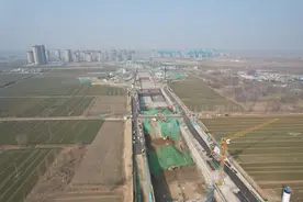 济南首批地下立交亮相黄河大道二期工程图片