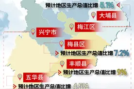 谁最拼？梅州8县（市、区）2023经济发展成绩单出炉图片