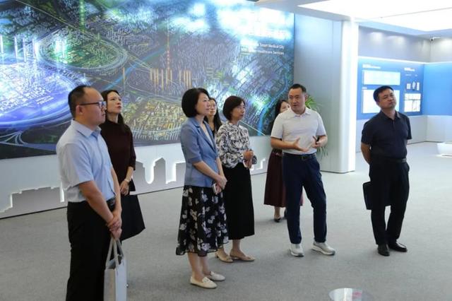 济南市工业和信息化局调研济南国际医学中心