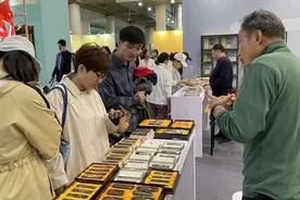 松花石砚：康熙帝的文房“挚爱”亮相非遗博览会图片