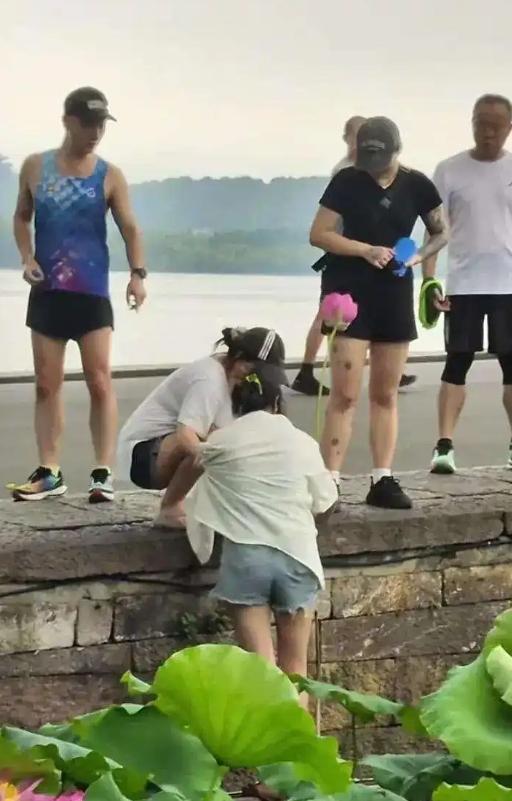 游客偷摘西湖荷花，西湖景区回应：已处罚