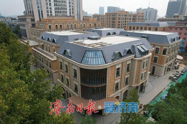 老济南宾馆旧貌焕新颜，将成商埠文化新窗口