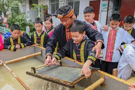 灵川兰田：“纸”此非遗进校园 体验民俗迎端午图片