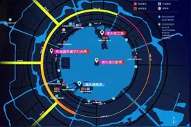 上海国际光影节临港新片区分会场丨“临港时刻”湖景光影秀精彩直击图片