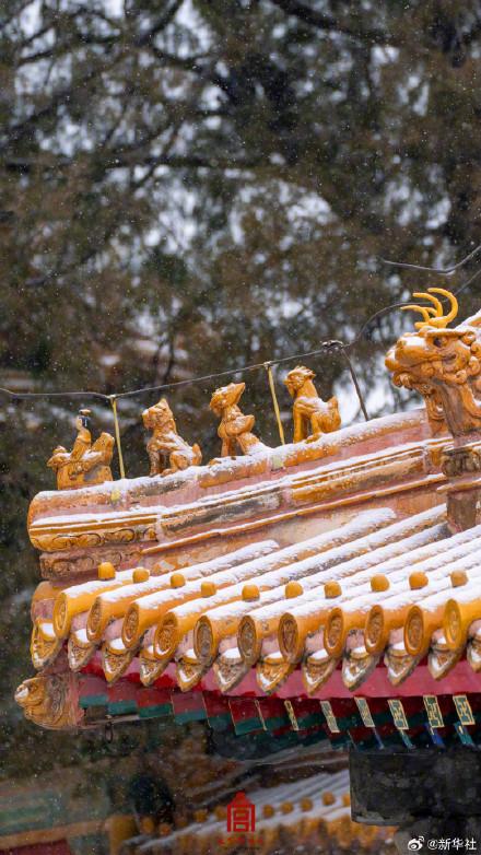 故宫初雪壁纸上新