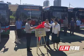 发车！芦淞区“民族团结号”公交车正式运营图片