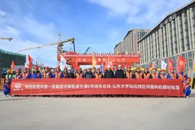 济南轨道交通6号线工地上的“项目智慧”图片