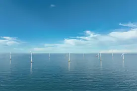 全国首个批量化应用单机容量16兆瓦海上风电机组项目全容量并网图片