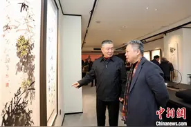 “魏碑泰斗”孙伯翔先生九十书画作品展在天津举行图片