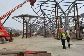 “春节我在岗，共建自贸港”——海南自贸港重要项目春节施工现场扫描图片