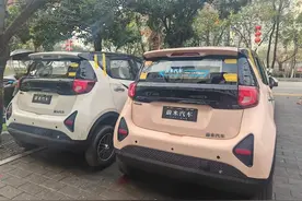 回乡见闻|微型电动车征服下沉市场，河南县城街头现“蔚米汽车”图片