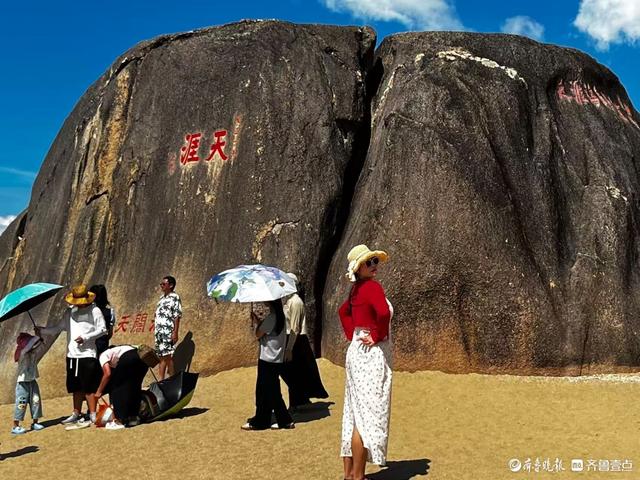 双节拍 | 天涯海角景区，海天一色游人如织