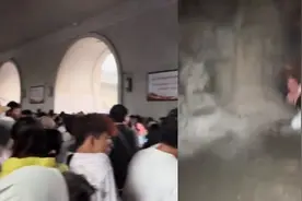 游客钻进龙门石窟洞窟避雨引争议，景区：游客情急之下进洞避雨，没造成破坏视频封面