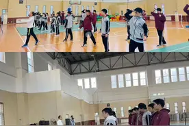 以课代练 以练促学——西安市育才中学体育教研组大练兵活动图片