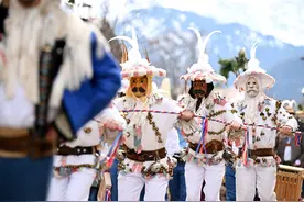 （外代一线）德国巴伐利亚传统狂欢节图片