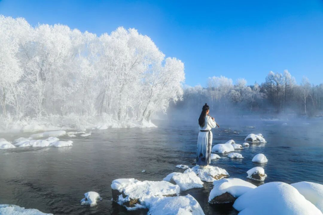 逊克县零下30℃奇观绽放 古纳温雾凇迎最佳观赏期