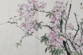 “樱花小镇”晚樱怒放，艺术家新作精彩纷呈图片