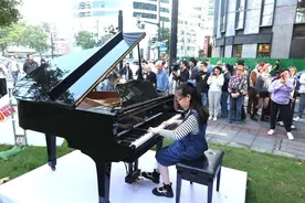 愚园路上，3场钢琴快闪音乐会精彩上演……图片