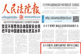 为大局服务，化解金融风险、维护社会诚信——最高人民法院高质量办理代表建议系列综述之四图片