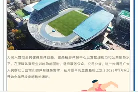 9月6日起，石家庄裕彤国际体育中心将开放夜间跑步场地图片