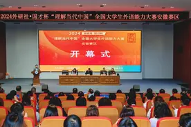全国大学生外语能力大赛安徽赛区在我校举办图片