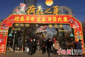 沈阳苏家屯区迎春早市宠客年货大集开市啦 东北特色年货应有尽有图片