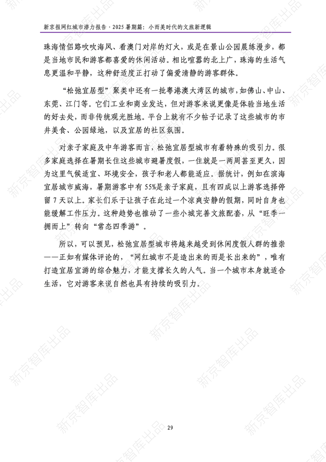 《新京报网红城市潜力报告·2025暑期篇》报告发布