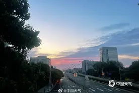 北京朝霞转瞬即逝 一组图记录刹那美好图片