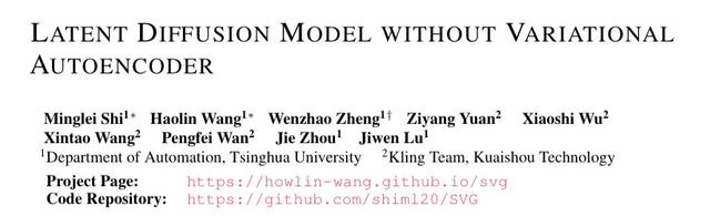 VAE再被补刀，清华快手SVG扩散模型亮相，训练提效6200%，生成提速3500%