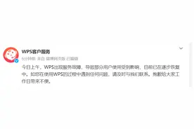 金山 WPS 共享文档“崩了” 年内已至少发生三次故障图片