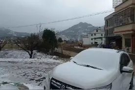 看雪不出省，广东河源多地飘雪现北国风光图片
