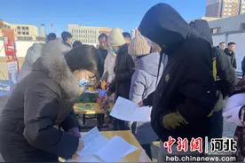 河北顺平举办“就业援助月”现场招聘会图片