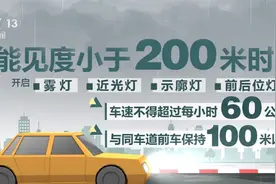 广大司机朋友 高速公路行车突遇暴雨怎么办？交警提示要记牢图片
