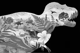 恐龙脚下的微观世界图片