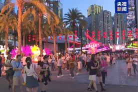 欢度中秋佳节🎑香港举行彩灯展+无人机表演图片