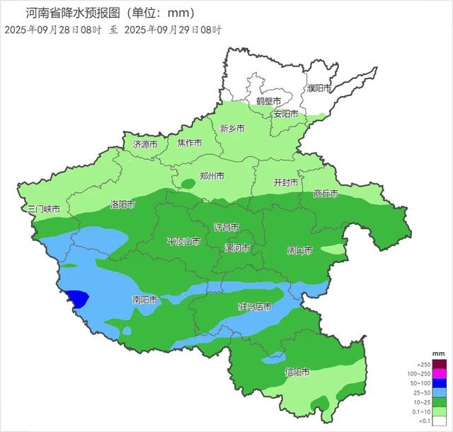 未来三天河南依旧多雨