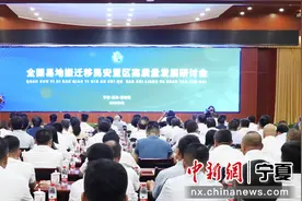 全国易地搬迁移民安置区高质量发展研讨会在宁夏红寺堡举办图片