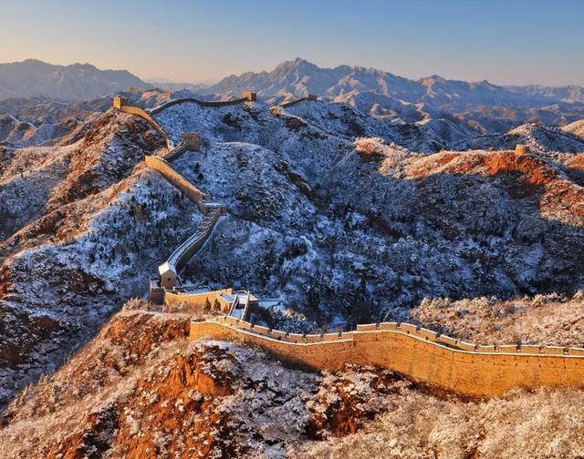 立冬见证金山岭长城的「限定版」静穆壮美景色！