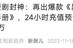 《黑莲花上位手册》被下架  短剧会“短命”吗？图片