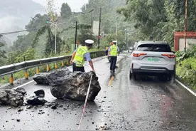 宜宾兴文暴雨引发山体滑坡，1名失联人员获救 石海景区临时闭园图片