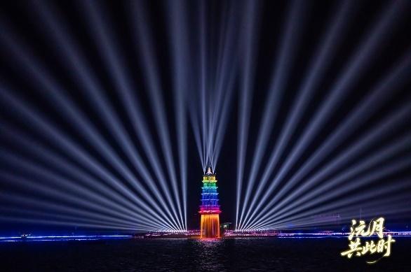 双节假期好去处！沅江这场沉浸式水空光影秀不可错过