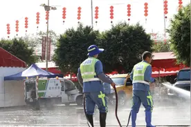 全方位“保驾护航”！天河城管全力打造舒适整洁观花环境图片