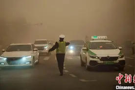 新疆和田地区多地遭遇强沙尘暴天气图片