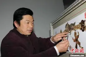 陕西非遗蒲城麦秆画：让“泥土麦香”从乡村飘到海外图片